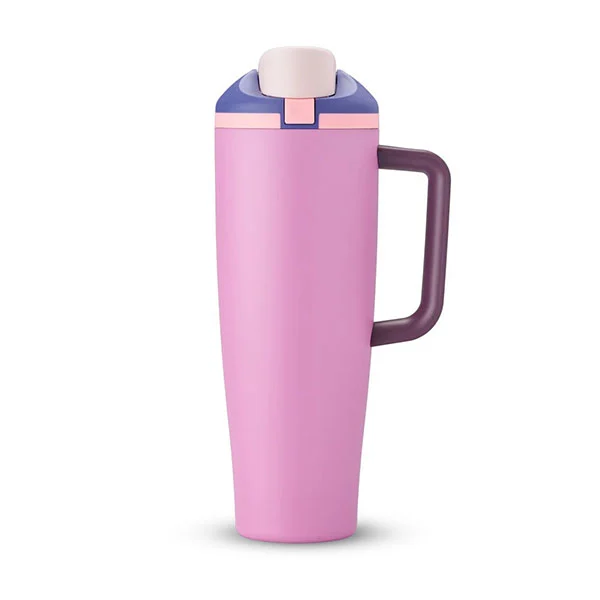40oz geïsoleerde koude handgreep 304 roestvrij staal aangepaste tumbler