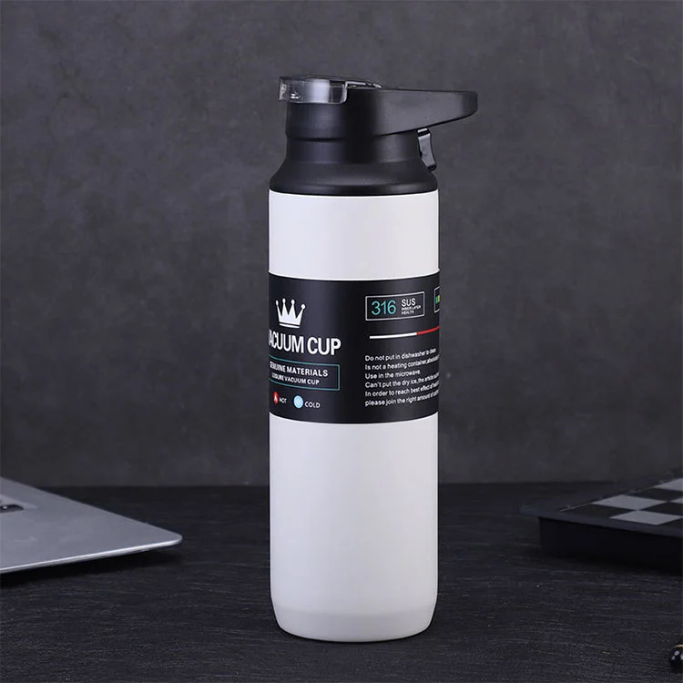 Fietsende fles