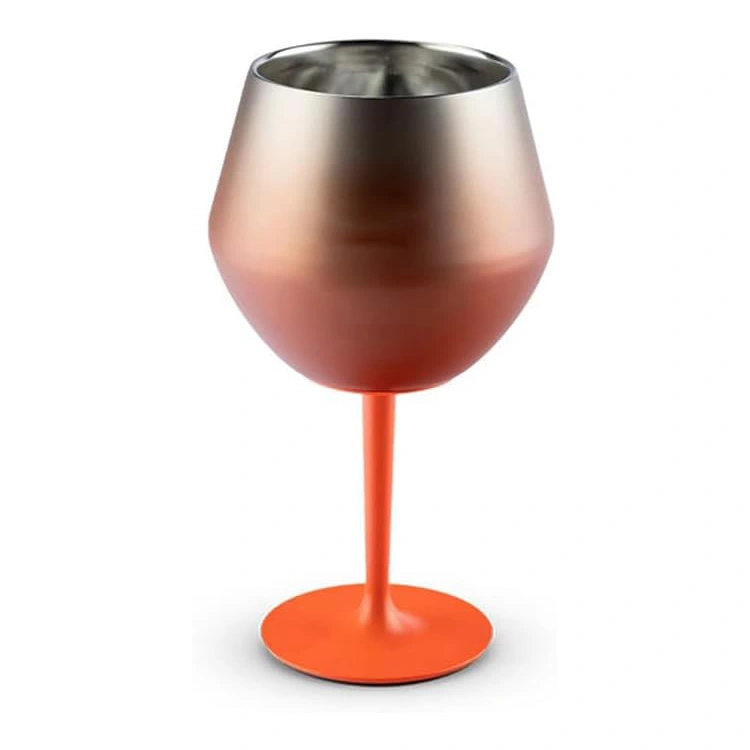 Roestvrijstalen wijnglas